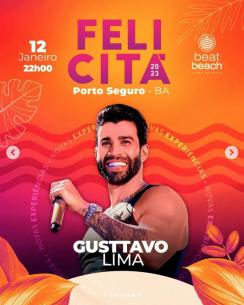 panfleto Felicit 2023 - Gusttavo Lima