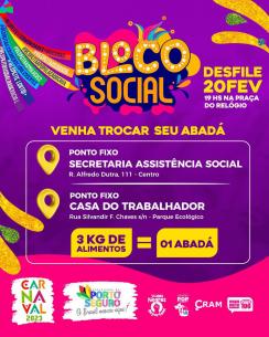 panfleto Bloco Social - Tatau