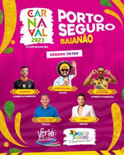 panfleto Carnaval Porto Seguro 2023