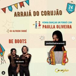 panfleto Paulla Oliveira + DJs Be Boots