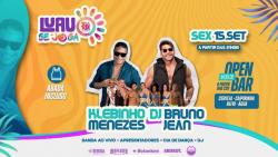 panfleto Luau Se Joga - Klebinho Menezes & Dj Bruno Jean