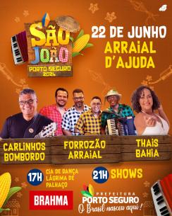 panfleto So Joo em Arraial d'Ajuda