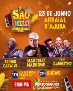 panfleto So Joo em Arraial d'Ajuda