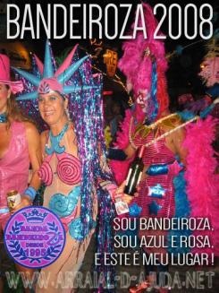 panfleto BANDEIROZA 2008 - Sou Bandeiroza, Sou Azul e Rosa, e Este � Meu Lugar!