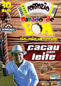 panfleto Forrozo Danado de Bom