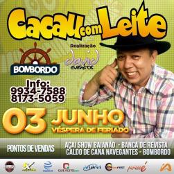 panfleto Cacau com Leite