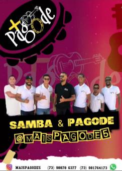 panfleto Mais Pagode + Dj Carlos Martins