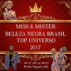 panfleto Miss & Mister Beleza Negra Brasil Top Universo 2017