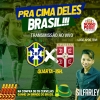 panfleto Brasil x Srvia - Silfarley