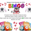 panfleto Bingo na praia