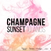 panfleto Champagne Sunset - A Toast to Life