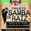 panfleto Projeto Samba de Raiz