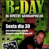 panfleto B-DAY Dj Georgopoulos + Banda Stereo S/A