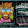 panfleto Luau Jungle Beach