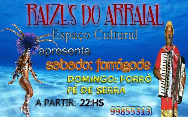 Cartaz  - Razes do Arraial - Praa So Brs (ao lado do Cambu), Domingo 2 de Fevereiro de 2014