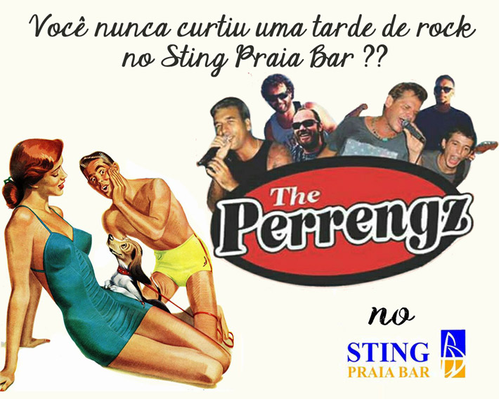 Cartaz  - Sting Praia Bar - Estrada da Balsa, 1937 - Praia de Araape, Domingo 16 de Julho de 2017