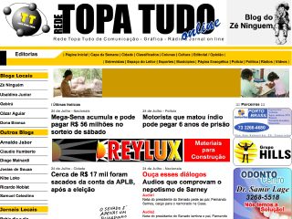 panfleto Jornal Topa Tudo