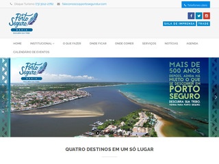 panfleto Secretaria de Turismo de Porto Seguro