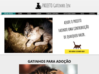 panfleto Projeto Gatinho Zen