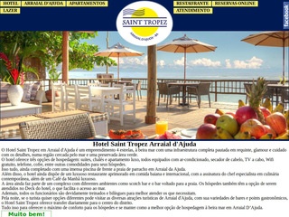 panfleto Saint Tropez Praia Hotel